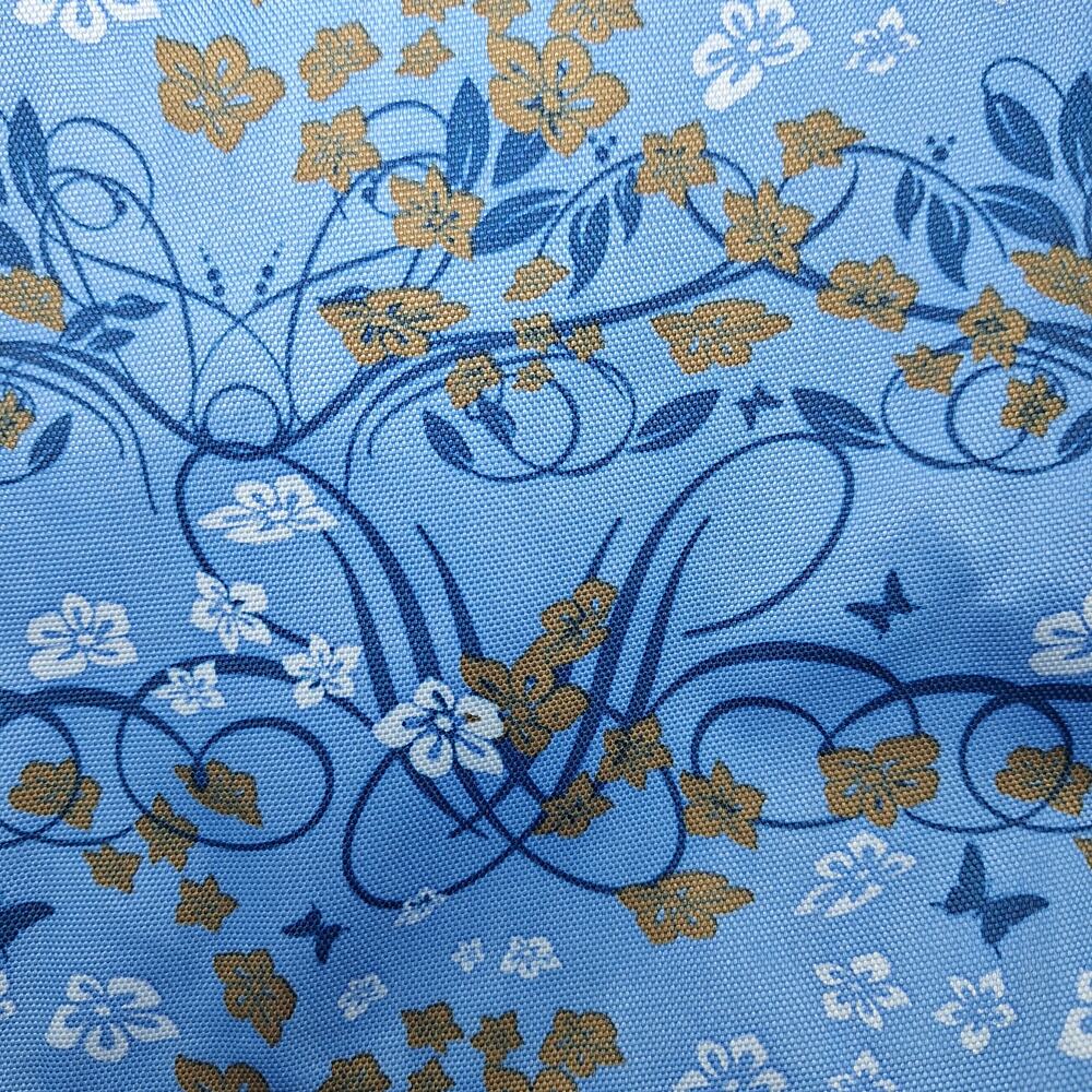 Nike Escape Sample Messenger Bag Blue Floral Embroidered Shoulder Laptop Book - Picture 8 of 11